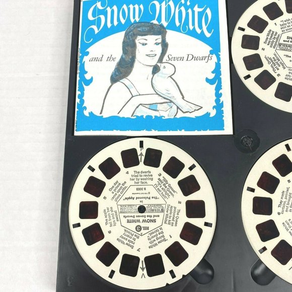 Talking View-Master GAF Snow‎ White And Seven Dwarfs 3 Reel Boxed Set AVB300 VTG - Picture 6 of 9